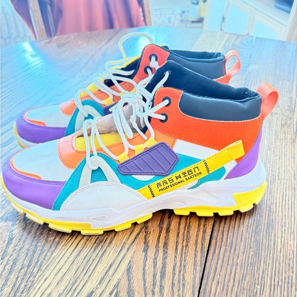 Multicolor High Top Sneaker - Picture 3 of 7